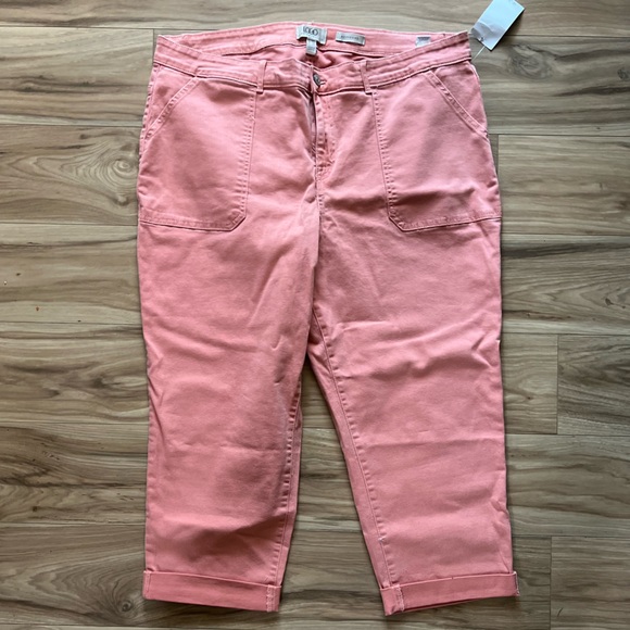 LOGO by Lori Goldstein Denim - LOGO by Lori Goldstein Coral Boyfriend Jeans